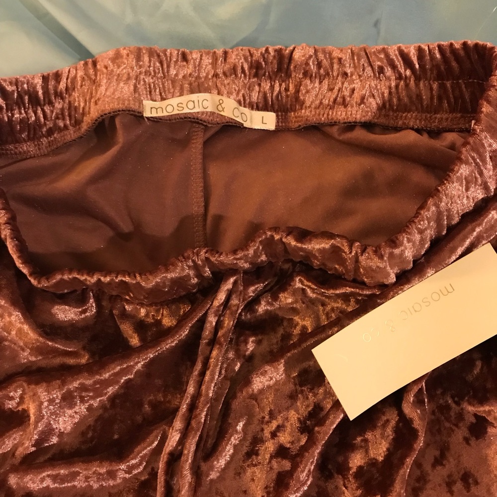 Velvet jogger